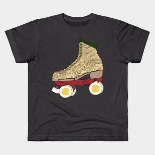 Ramen Roller Skate Kids T-Shirt